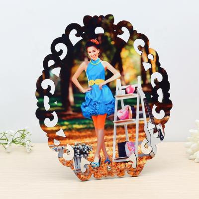 China China Sublimation Printing MDF Photo Frame Blank Wood Panel for sale