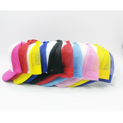 China breathable & Waterproof Custom Blank Kid Baseball Hat DIY Sublimation Printing Children's Hat for sale