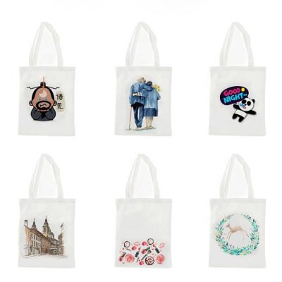 China High Quality Sublimation Product Canvas DIY Bag Empty Heat Transfer Tote Bag Shopping Bag for sale