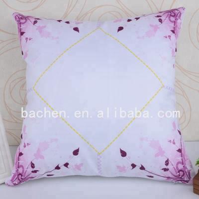 China Fashion Sublimation DIY Lace Polyester Blank Pillow Case for sale