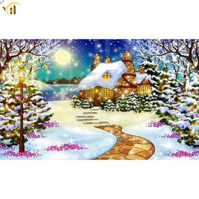 China Christmas DIY 5D Diamond Painting Classic Crystal Art Diamond Painting Paste Diamond Embroidery Painting for sale