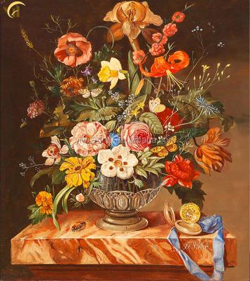 China Modern Still Life Flowers 5D Canvas Painting DIY Diamond Painting Mosaic Art Painting On Canvas for sale