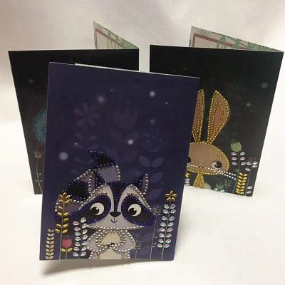 China Traditional Diamond Painting New Product DIY Diamond Painting Card 5d Diamond Painting Bundle Cards OEM Party Order for sale