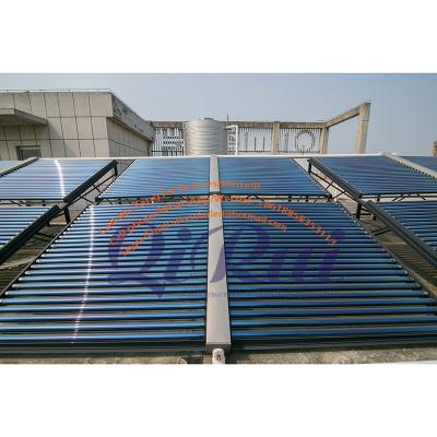 China High Efficiency Liter Large Scale Solar Hot Water Heating System for hotel en venta