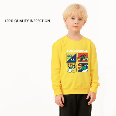 China KIDS LONG SLEEVE PULL ANTI-SHRINK CREW NECK SWEATSHIRT CASUAL FASHION SPORTS SWEATER OVER KNITTED WEAR for sale