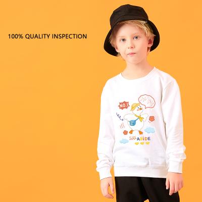 China 100% Cotton Low MOQ Pattern Intarsia Long Sleeve Sweater Soft Girl Anti-Shrink Winter Simple Knitted Pullover Children for sale