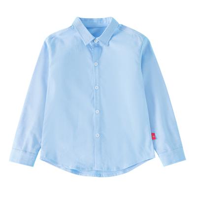 China Compressed 2021 children's lapel long sleeve shirt, kids spring and fall clothes, shirt for boy for sale