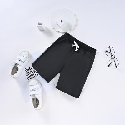 China Anti-pilling 2021 Kids Summer Clothing Solid 100% Cotton Shorts For 3~8 Years for sale