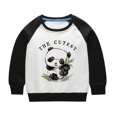 China Wholesale 2021 autumn cartoon panda anti-shrink cheap print kids clothes for kids wear ready to ship for sale