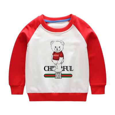 China 2021 factory wholesale cotton printed cotton sweatshirt cheap custom anti-shrink pullover children's sweatshirt for sale