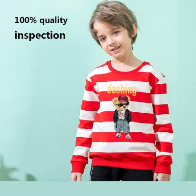 China School Designer Boys Kids T-Shirts Baby Boy Clothes Shirt Children's Long Sleeve Top Kids Anti-Shrink Cotton Shirt for sale