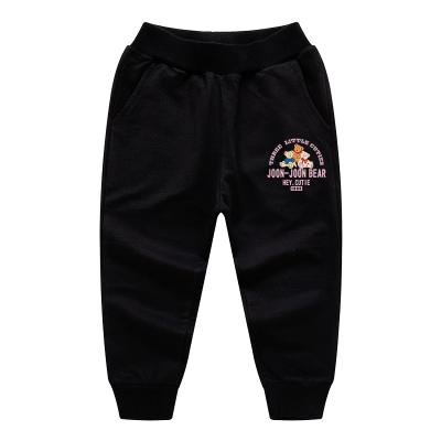 China 2021 Color Fade Proof Children's Boys Sports Pants Medium and Large Children's Black Pants, Children's Jogging Pants for sale