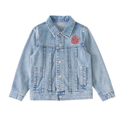 China 2021 Color Fade Proof Autumn New Products In Spring And Summer, Even For Boys And Girls, Basic Indigo Denim Jacket for sale