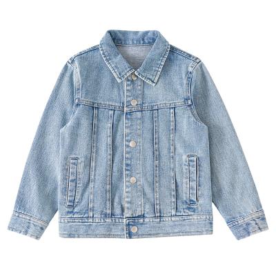 China Sustainable Spring And Autumn New Products Children'S Fashion Denim Jacket Windproof for sale