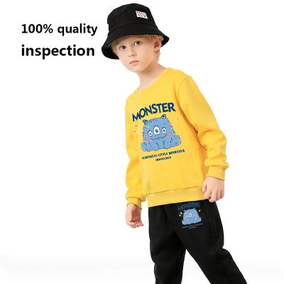 China New Casual Customize Kids 100% Cotton 1-10Years Simple Kids Clothes Boys Long Sleeve T-Shirts for sale