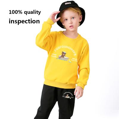 China 100% Combed Cotton Kids Long Sleeve Casual Long Sleeve Round Neck Boys Wholesale T-Shirts for sale