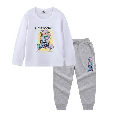 China 2021 casual children's clothing boys' sportswear 2021 spring autumn toddler girls' clothing for sale