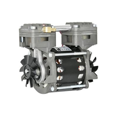 China Automotive Industry Silent Vacuum Piston Pump 85W Double Diaphragm Oil Free Vacuum Pump for sale