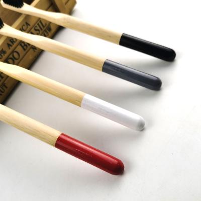 China Biodegradable bamboo wholesale bamboo toothbrush/custom made bamboo toothbrush for sale