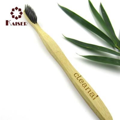 China degradable bamboo toothbrush with logo/organic bamboo toothbrush for sale