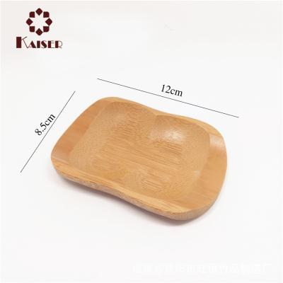 China Wholesale Custom Sustainable Top Grade Handmade and Natural Wooden Soap Holder Bamboo Soap Dish for Storage for sale