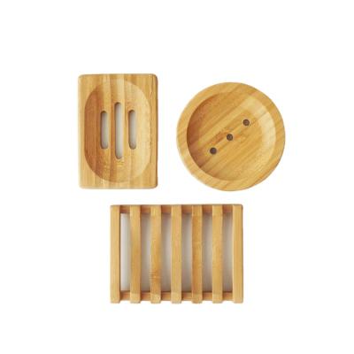 China Sustainable Biodegradable Natural Natural Soap Holder Bamboo Soap Dish for sale