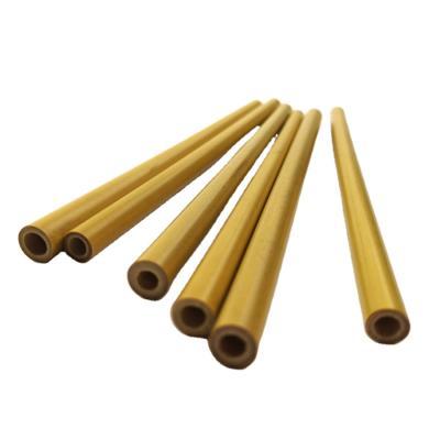 China OEM Amazon Disposable Biodegradable Drinking Bamboo Straws 19cm For Kids Adults for sale