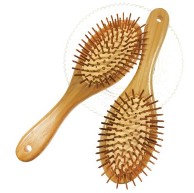 China Eco-Friendly Salon Hair Brush Bubble Handle Massage Air Hair Brush Natural Bamboo Comb for sale