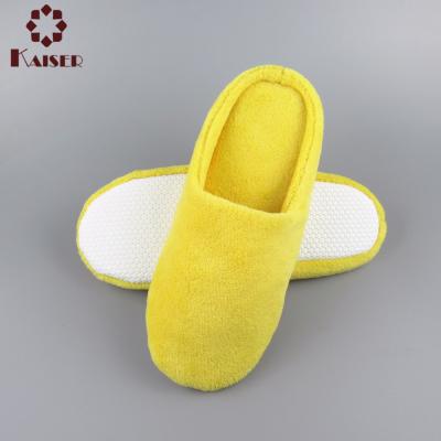 China Open Toe Printing Logo Hotel Guest Slippers For 3-5 Star Hotel for sale