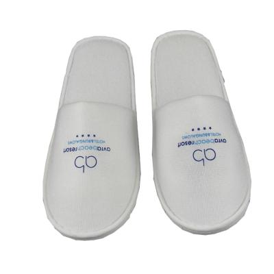 China Disposable Custom Logo Hotel Disposable Slippers for sale