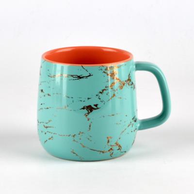 China Fashional Viable Mint Green Mug Instagram Style Ceramic Stoneware Mug for sale