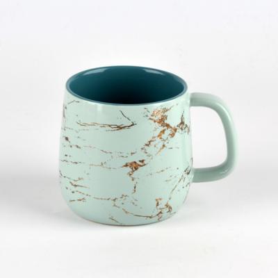 China Viable High Quality Modern Creative Decal Ceramic Stoneware Mug for sale