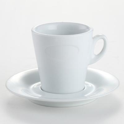 China Viable Factory Direct Porcelain 170ml Ceramic Cup And Saucer for sale