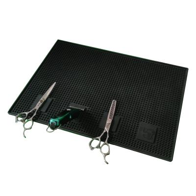 China Hot Haircut Mat Factory Production PVC Haircut Mat Amazon Sale Custom Logo for sale