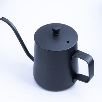 China Sustainable 304 Stainless Steel Gooseneck Coffee Kettle Pour Over Spout Custom Tea Pour Over Coffee Pot for sale