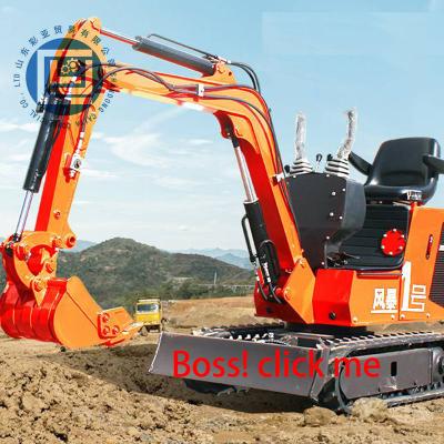 China Building Material Shops 1 Ton Mini Excavator Family Small Farm Forest Use 0.8T 1.5T 2T for sale