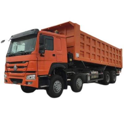 China USED ​​HOWO 8X4 DUMP TRUCK WITH LARGE LOADING CAPACITY > 8L for sale