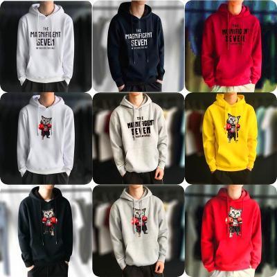 China Anti-shrink hooded hoodie for men 2022 new spring fashion Korean version of the trend of loose long sleeve shirt men casual for sale