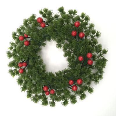 China Artificial Chirstmas Decor Christmas Wreath For Home Decoration for sale