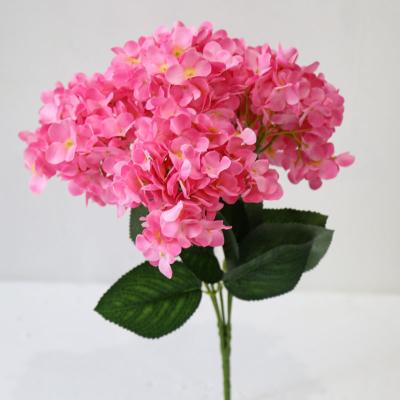 China Real touch artificial green hot quality manufacturers china sale garden decoration garden hydrangeas decorative flowers beautiful small artificials for sale