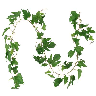 China Waterproof Faux Green Decor Faux Ivy Leaves Artificial Ivy Garland Plant Hanging Vine For Wall Party Wedding Room Home Decor for sale