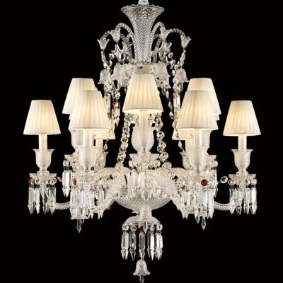 China Modern Wholesale factory price decoration lighting lustres de cristal crystal chandelier light for wedding decor for sale