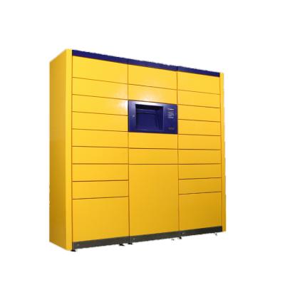 China Galvanized Steel Multi Function Parcel Lockers Courier Delivery Cabinets Online Shopping Smart Package Locker With Control System for sale