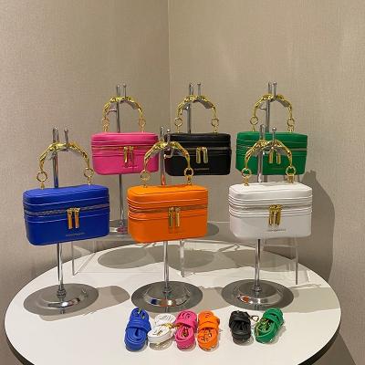 China Other 2023 Cute PU Handbag Fashionable Leather Candy Box Ladies Shape Female Cross - Body Handbag For Women for sale