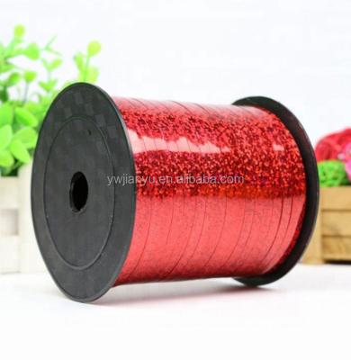 China Wholesale 500Yard 5mm Laser Ribbon Viable Custom High Quality Luxury Gift Celebrate For Holiday Decoration Ribbon Spool Edging Ribbon for sale