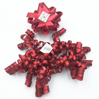 China Durable Curly Curling Ribbon Bow Gift Wrapping Pull Bows For Christmas Festival Decoration for sale