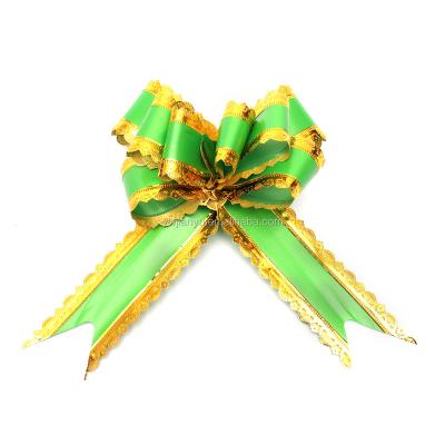 China Hot Selling Polypropylene Gift Wrap Plastic Organza Ribbon Colorful Flower Wrapping Ribbon Bow for sale