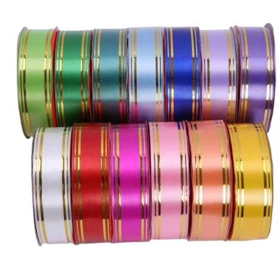 China Eco-friendly The Latest Design Wholesale Party Wedding Candy Color Matte Ribbon PP Rib Promotion Free Sample for sale