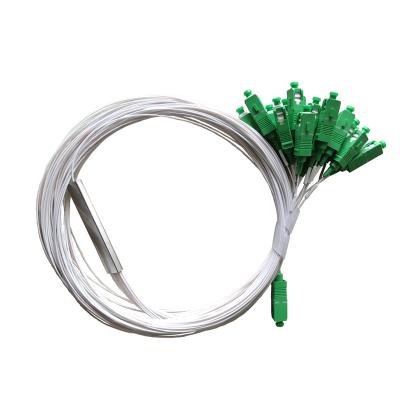 China High Quality FTTH FTTB FTTC CATV Mini Splitter 1*16 Steel Tube Splitter 1*16 SC RPA UPC Mini Fiber Optic PLC Splitter for sale