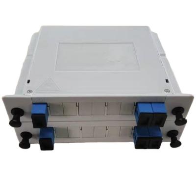 China FTTH Factory Wholesale Plug-in SC LC UPC APC Connector Fiber Optic Splitter LGX PLC Splitter for sale